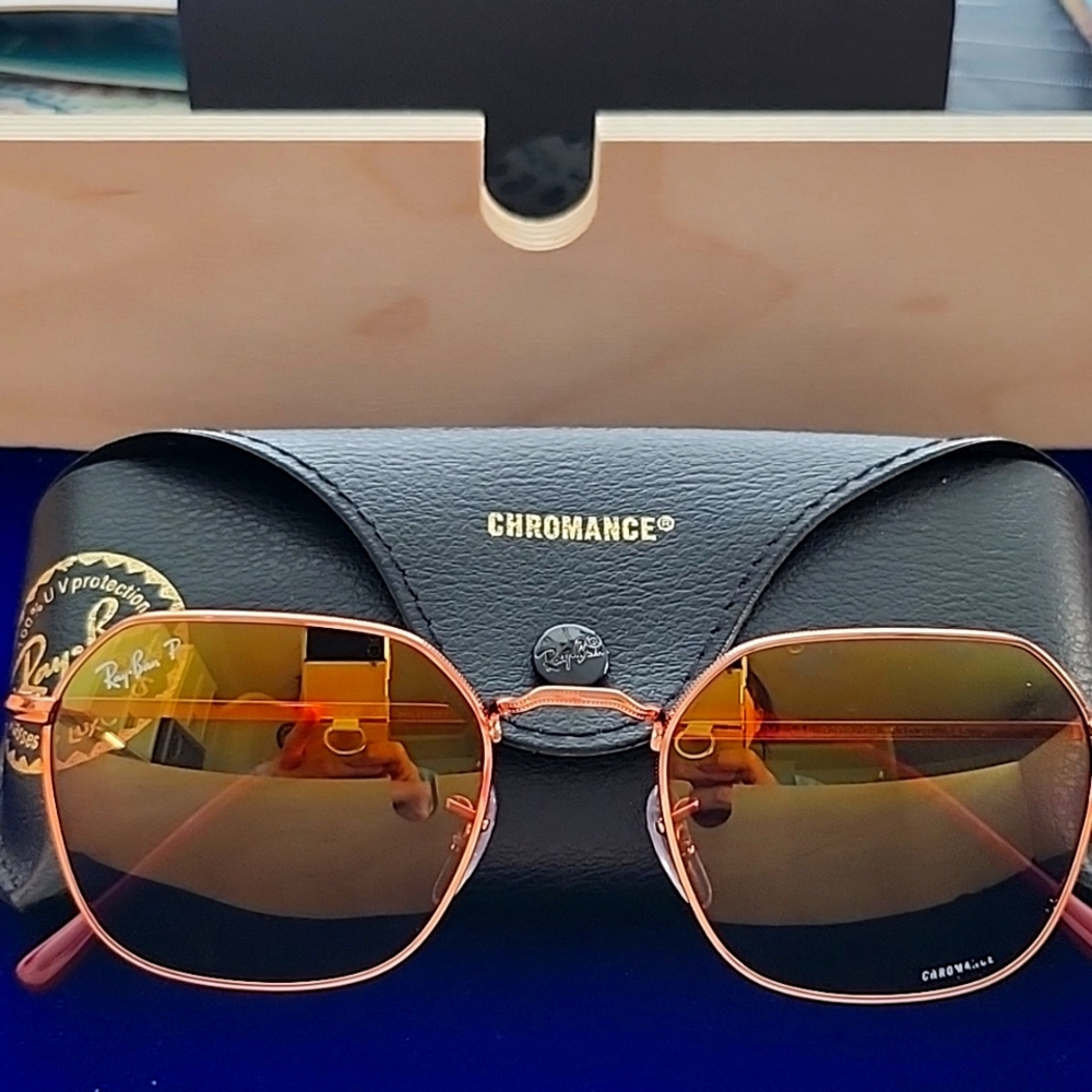 Authentic Ray Ban Chromance Sunglasses